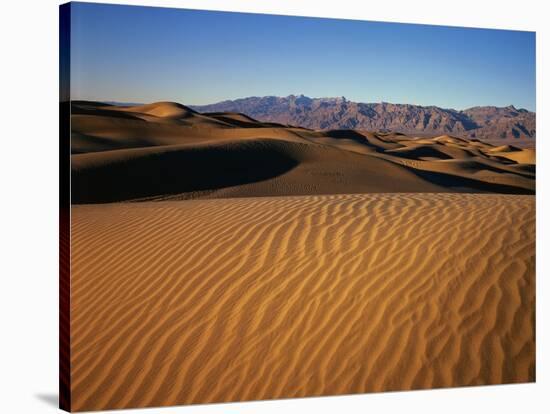 Death Valley Sand Dunes-James Randklev-Stretched Canvas