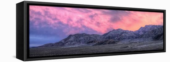 Death Valley Sunset Panorama-Vincent James-Framed Stretched Canvas