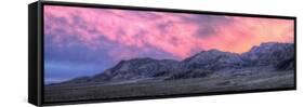 Death Valley Sunset Panorama-Vincent James-Framed Stretched Canvas