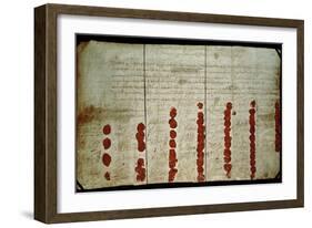 Death Warrant of Charles I-null-Framed Giclee Print