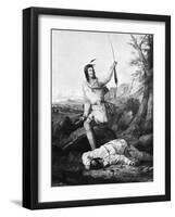 Death Whoop, 1868-Seth Eastman-Framed Giclee Print