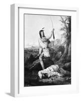 Death Whoop, 1868-Seth Eastman-Framed Giclee Print