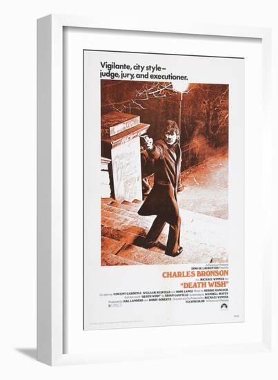 DEATH WISH, Charles Bronson, 1974-null-Framed Art Print