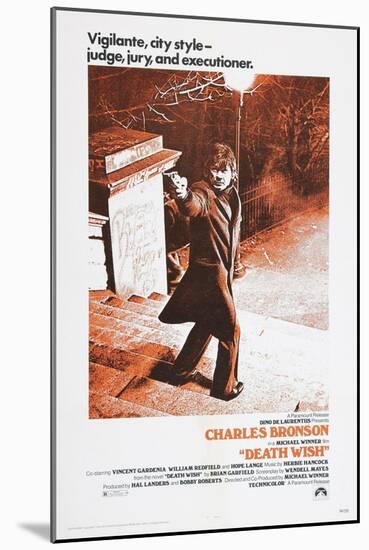 DEATH WISH, Charles Bronson, 1974-null-Mounted Art Print