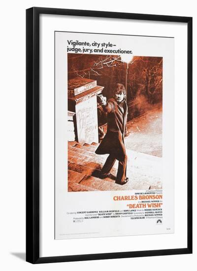 DEATH WISH, Charles Bronson, 1974-null-Framed Art Print