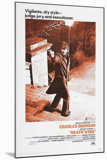 DEATH WISH, Charles Bronson, 1974-null-Mounted Art Print
