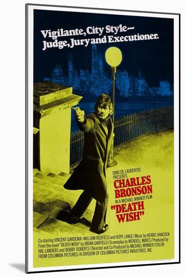 Death Wish, Charles Bronson, 1974-null-Mounted Art Print