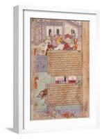 Deaths of Al-Wathiq and Muhammad B. Baiis Jalis-null-Framed Art Print