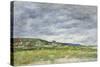 Deauville, Les Dunes-Eugène Boudin-Stretched Canvas