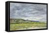 Deauville, Les Dunes-Eugène Boudin-Framed Stretched Canvas