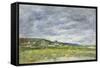 Deauville, Les Dunes-Eugène Boudin-Framed Stretched Canvas