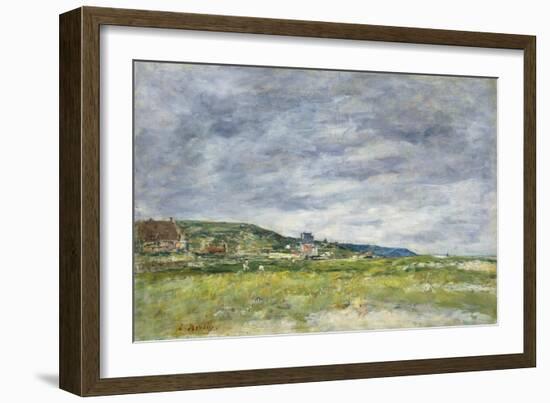 Deauville, Les Dunes-Eugène Boudin-Framed Giclee Print