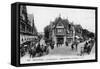 Deauville, Street Scene-null-Framed Stretched Canvas