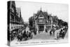 Deauville, Street Scene-null-Stretched Canvas