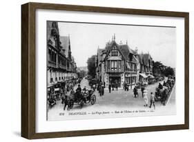 Deauville, Street Scene-null-Framed Photographic Print