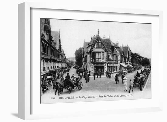 Deauville, Street Scene-null-Framed Photographic Print