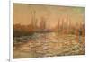 Débâcle Sur La Seine Ou Les Glaçons, Thawing of River Seine, or Ice Floe Breaking Up-Claude Monet-Framed Giclee Print