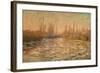 Débâcle Sur La Seine Ou Les Glaçons, Thawing of River Seine, or Ice Floe Breaking Up-Claude Monet-Framed Giclee Print