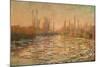 Débâcle Sur La Seine Ou Les Glaçons, Thawing of River Seine, or Ice Floe Breaking Up-Claude Monet-Mounted Giclee Print