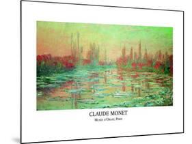 Debacle Sur la Seine-Claude Monet-Mounted Art Print