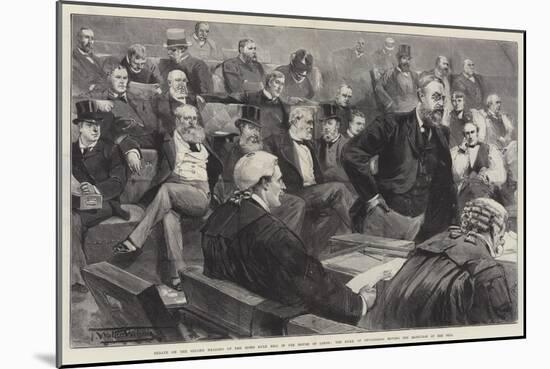 Debate on the Second Reading of the Home Rule Bill in the House of Lords-Thomas Walter Wilson-Mounted Giclee Print