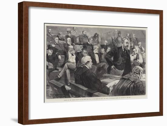Debate on the Second Reading of the Home Rule Bill in the House of Lords-Thomas Walter Wilson-Framed Giclee Print