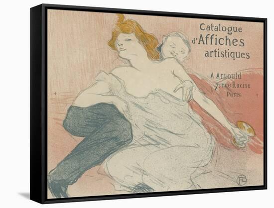 Debauche, 1896-Henri de Toulouse-Lautrec-Framed Stretched Canvas