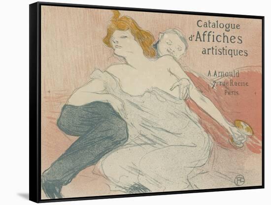 Debauche, 1896-Henri de Toulouse-Lautrec-Framed Stretched Canvas
