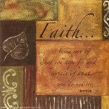 Words to Live By: Faith-Debbie DeWitt-Framed Art Print