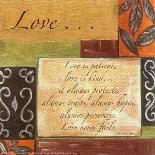 Words to Live By: Love-Debbie DeWitt-Art Print