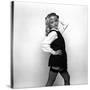 Debbie Harry Blondie Singer Dressed as a Schoolgirl 1978-null-Stretched Canvas