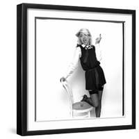 Debbie Harry Blondie Singer Dressed as Schoolgirl 1978-null-Framed Photographic Print