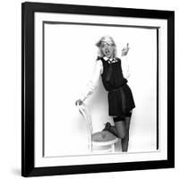 Debbie Harry Blondie Singer Dressed as Schoolgirl 1978-null-Framed Photographic Print