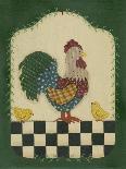 Country Rooster and Chicks-Debbie McMaster-Giclee Print