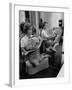 Debbie Reynolds Playing French Horn for Relaxation-Allan Grant-Framed Premium Photographic Print