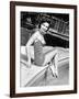 Debbie Reynolds Poolside, 1954-null-Framed Photo