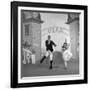 Debbie Reynolds with Co-Actor Carleton Carpenter on Set of the Film "Two Weeks with Love", 1950-Ed Clark-Framed Photographic Print