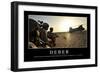 Deber. Cita Inspiradora Y Póster Motivacional-null-Framed Premium Photographic Print