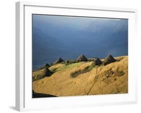 Debirichwa Village in Early Morning, Simien Mountains National Park, Ethiopia-David Poole-Framed Photographic Print