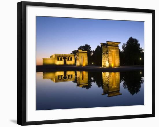 Debod Temple, Madrid, Spain, Europe-Marco Cristofori-Framed Photographic Print