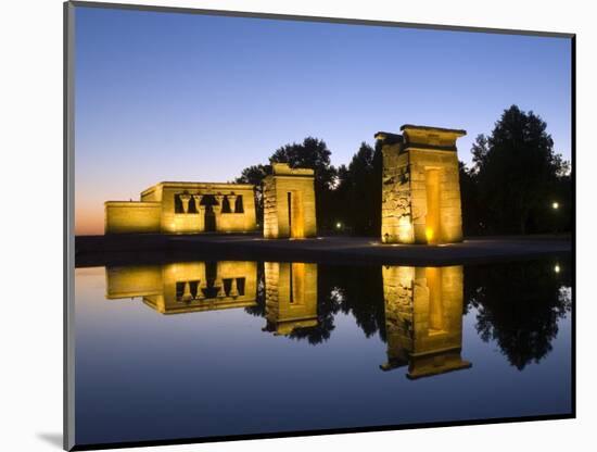 Debod Temple, Madrid, Spain, Europe-Marco Cristofori-Mounted Photographic Print