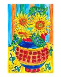 Sunflower Floral Surprise-Deborah Cavenaugh-Art Print