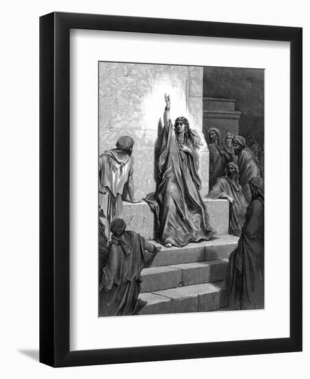 Deborah, Hebrew Prophetess and Judge, 1866-Gustave Doré-Framed Giclee Print