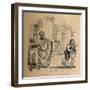 'Debtor and Creditor - Seizure of Goods for a Debt', 1852-John Leech-Framed Giclee Print