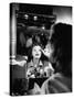 Debutante Actress Tina L. Meyer Putting on False Eyelashes in Dressing Room-Nina Leen-Stretched Canvas