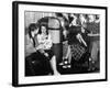 Debutantes with Dates at Local Malt Shop, Drinking Milkshakes-William C^ Shrout-Framed Photographic Print