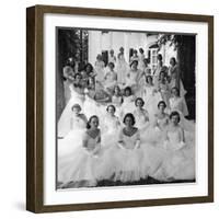 Debutants at Summer Party-Lisa Larsen-Framed Photographic Print