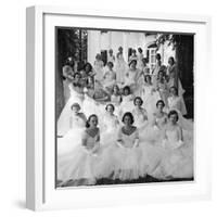 Debutants at Summer Party-Lisa Larsen-Framed Photographic Print