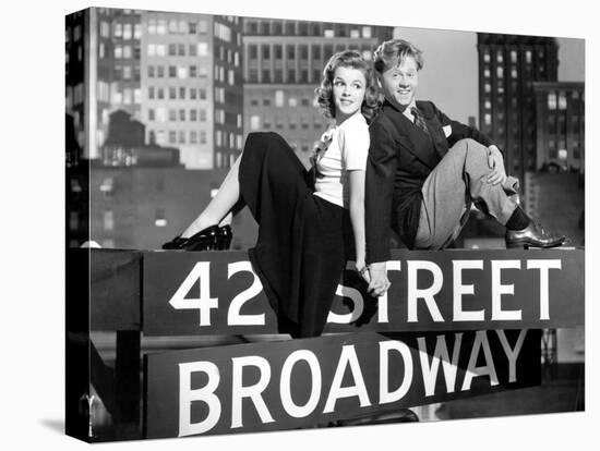 Debuts a Broadway Babes on Broadway, 1941-null-Stretched Canvas