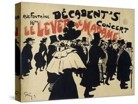 Decadent's Concert,Le Lever De Madame. Poster-Jules-Alexandre Grün-Stretched Canvas